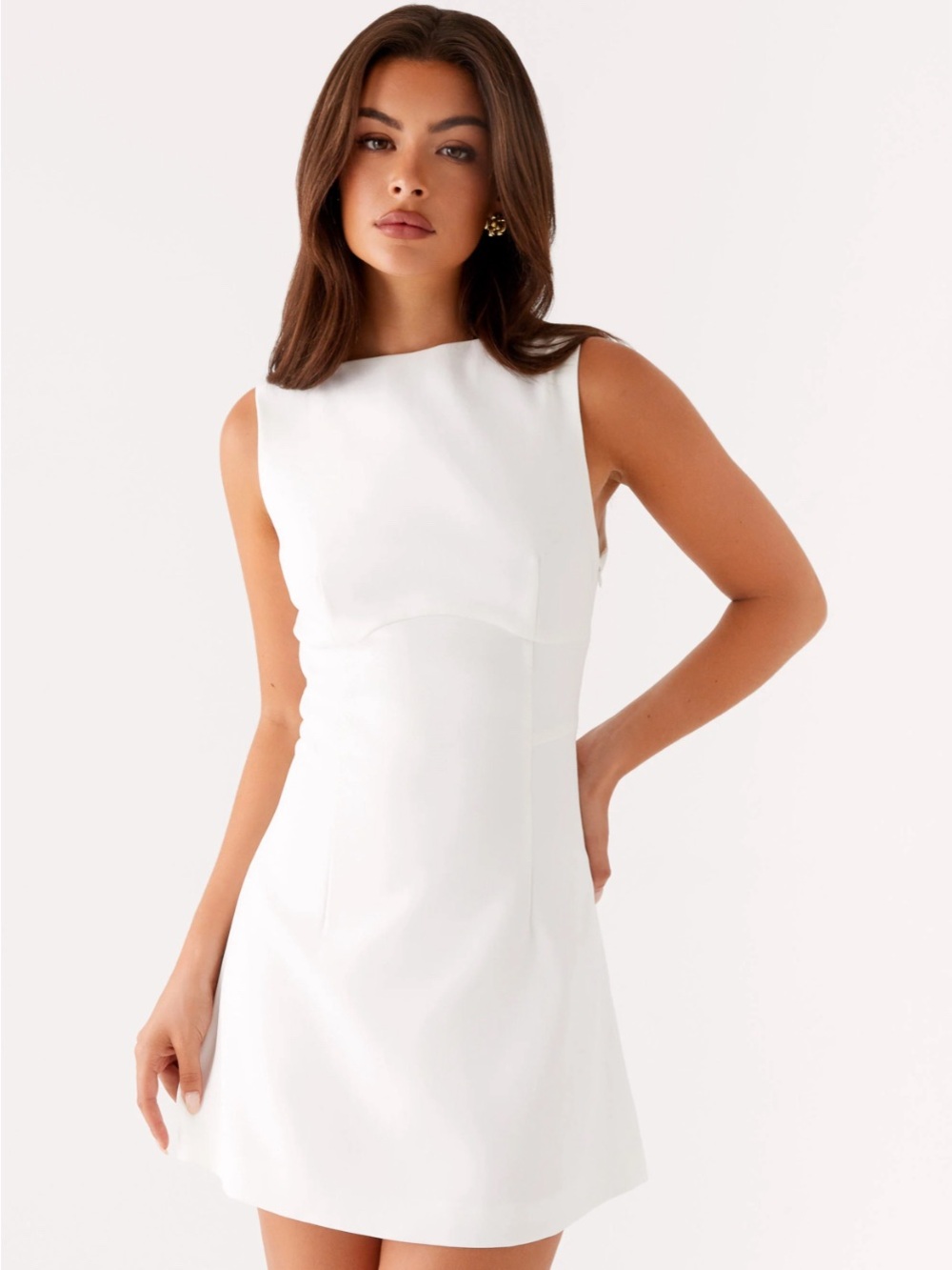 Peppermayo Lulita Mini Dress - White